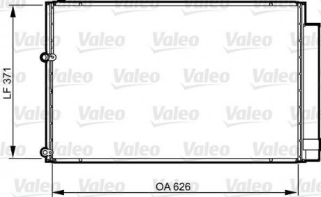 Радиатор кондиционера Valeo 814158 (фото 1)