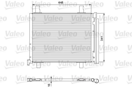 Радіатори кондиціонера VW UP/Skoda CityGo Valeo 814168