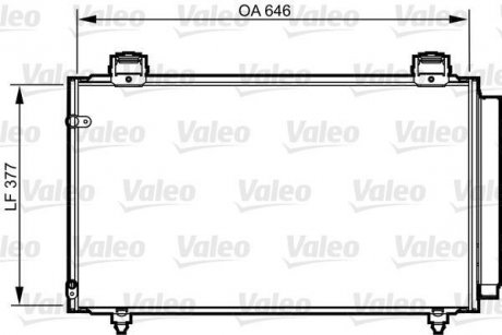 Радіатор кондиціонера Valeo 814210