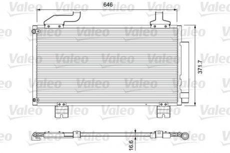 Конденсатор Valeo 814417 (фото 1)