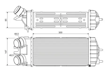 Інтеркулер Valeo 817706
