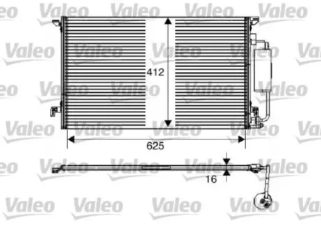 Конденсатор кондиционера Valeo 817712