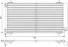 Радиатор кондиционера Citroen C5/C6/Peugeot 407/607 04-12 Valeo 817740 (фото 1)