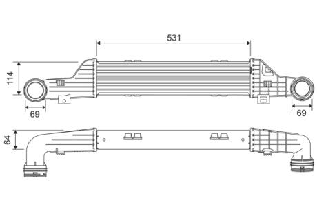 Інтеркулер Valeo 817911