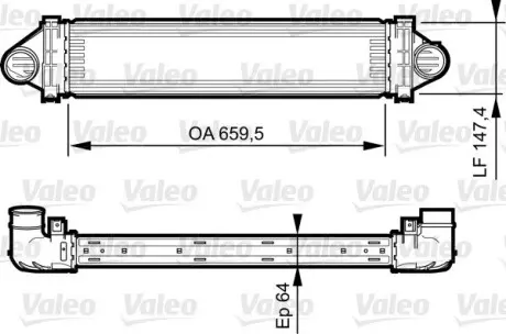 Интеркуллер Valeo 818240
