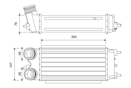 Інтеркулер Valeo 818242