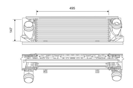 Інтеркулер Valeo 818262 (фото 1)