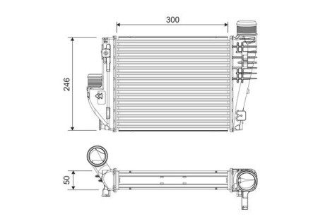 Интеркуллер Valeo 818304