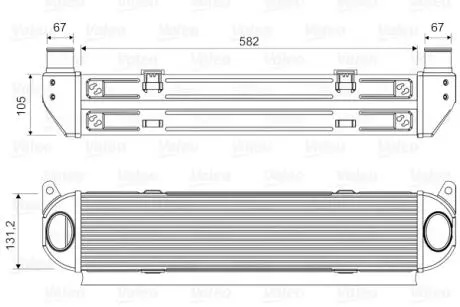 Интеркуллер LANDROVER RangeRoverSport "2,7TD "04-13 Valeo 818359
