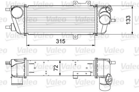 Інтеркулер HYUNDAI I30 1.6D/2.0D 10.07-12.15 Valeo 818361