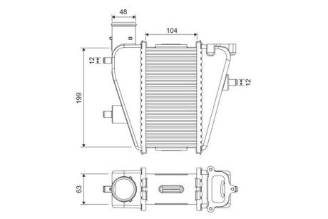 Інтеркулер Valeo 818373 (фото 1)