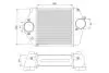 Радиатор интеркулера Mazda 6 MPV II 2.0D 02- Valeo 818380 (фото 1)