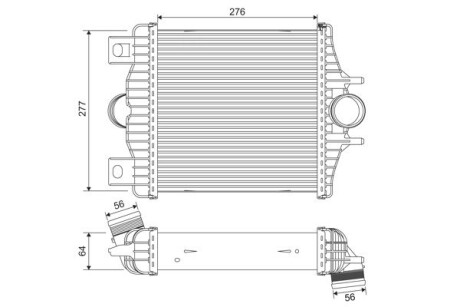 Інтеркулер Valeo 818384