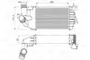 Радиатор интеркулера Opel Astra H/Zafira 1.3-1.9D 04- Valeo 818556 (фото 1)