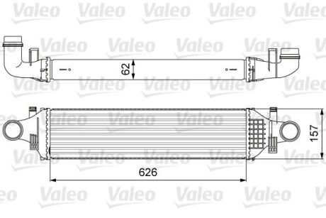 Радиатор наддува Valeo 818624