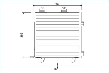 Радіатори кондиціонера C1, 14- Valeo 822577