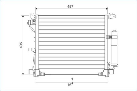 Радіатори кондиціонера JUKE, 10- Valeo 822579