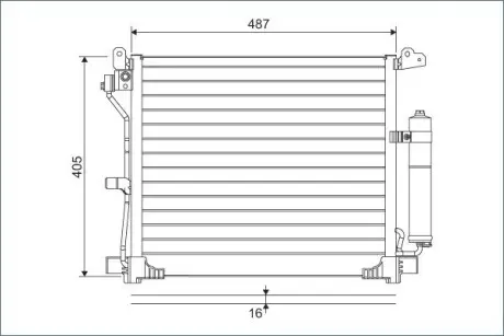 Радіатори кондиціонера JUKE, 10- Valeo 822579