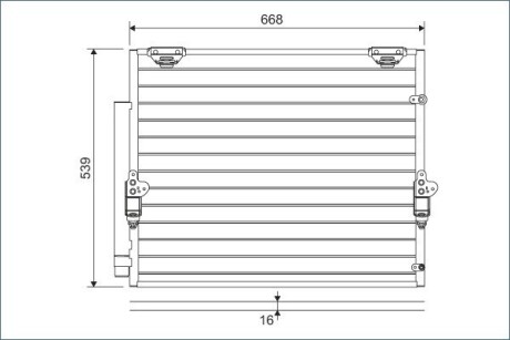 Радиатор Valeo 822621