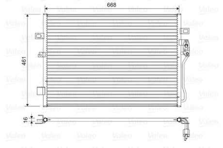 Радіатор Valeo 822625