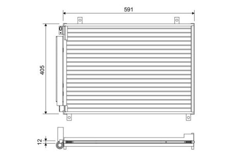 Радіатори кондиціонера Suzuki Baleno, 16- Valeo 822656