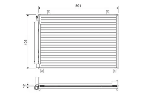 Радіатори кондиціонера Suzuki Baleno, 16- Valeo 822656