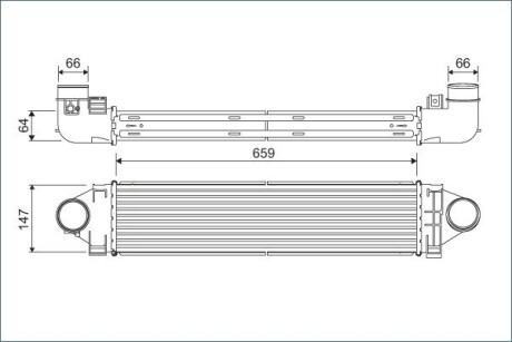 Інтеркулер Valeo 822926