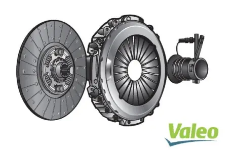 Комплект зчеплення (395мм) MERCEDES ATEGO, ATEGO 2, AXOR 2, ECONIC 4.2D-7.2D 01.98- Valeo 827575