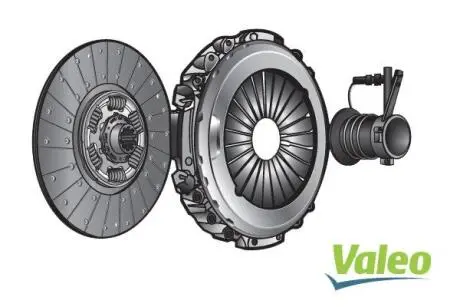 Комплект зчеплення (395мм) MERCEDES ATEGO, ATEGO 2, AXOR 2, ECONIC 4.2D-7.2D 01.98- Valeo 827577