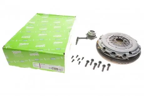 Демпфер + комплект сцепления VW Caddy III 1.9TDI/2.0TDI 07-62/77/81/103kw (+выжимной)) Valeo 837397