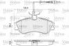 Тормозные колодки CITROEN P. BERLINGO 1,1-2,0 HDI 96- Valeo 872124 (фото 2)