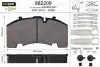Тормозные колодки 210,2x107,8x30 Valeo 882209 (фото 1)