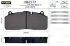 Тормозные колодки WVA 29274; 210,1x93,8x30 Valeo 882277 (фото 1)