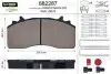Тормозные колодки WVA 29315; 220,5x 99,3x30 Valeo 882287 (фото 1)
