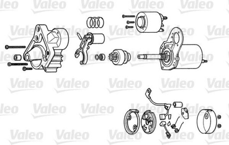 Стартер Реставрация Valeo D6RA108