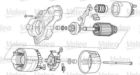 Стартер Реставрация Valeo D7E52