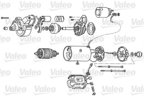 Стартер Valeo D7R19