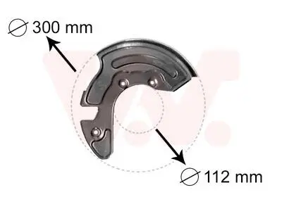 Накладка Van Wezel 0323371