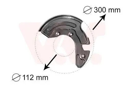 Накладка Van Wezel 0323372