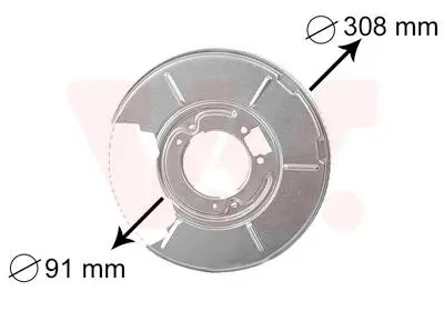 Накладка Van Wezel 0646374
