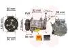 Компрессор кондиционера CITROEN BERLINGO/ PEUGEOT 207,208 (выр-во) Van Wezel 0900K255 (фото 1)