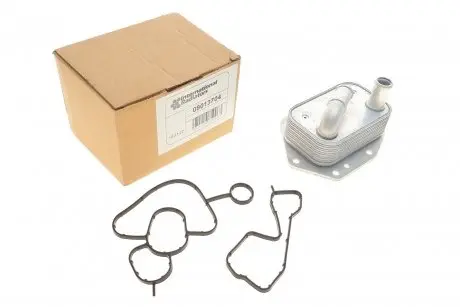 Радиатор масляный Citroen C5 II/Peugeot 407/508 2.2HDi 06- (теплообменник) Van Wezel 09013704