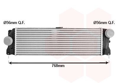 Інтеркулер MERCEDES SPRINTER W907 6/18+ Van Wezel 30014710