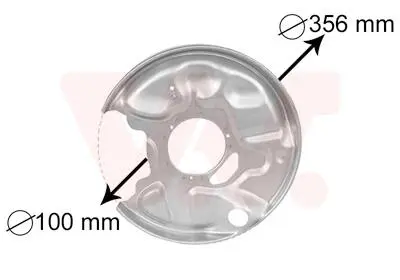 Защита тормозного диска Van Wezel 3029373