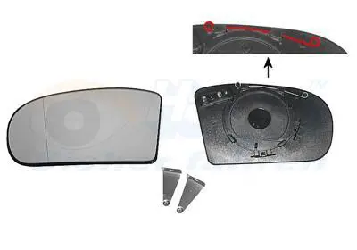 Стекло, зеркало Van Wezel 3032837