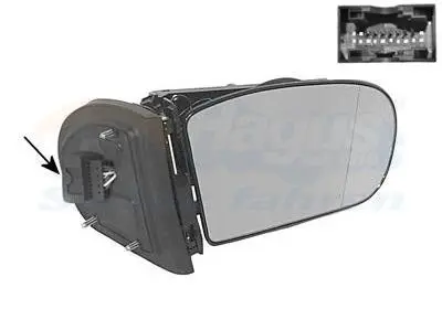 Дзеркало зовнішнє Van Wezel 3032854