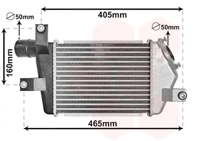 Інтеркулер MITSUBISHI L200/ PAJERO 07+ (вироб-во) Van Wezel 32014702