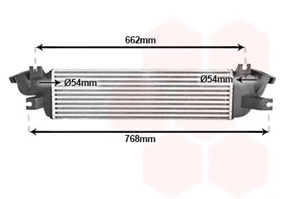 Інтеркулер MITSUBISHI L200 15+ Van Wezel 32014703