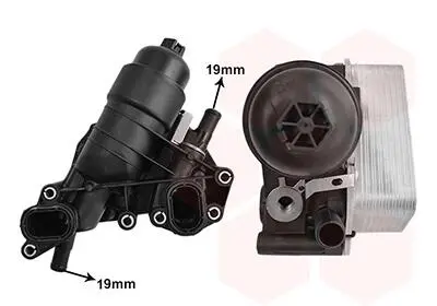 Радіатор масляний RENAULT MEGANE/ SCENIC 16+ Van Wezel 33013709