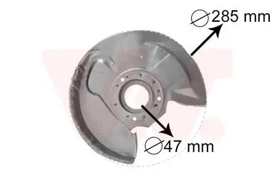 Накладка Van Wezel 3758372